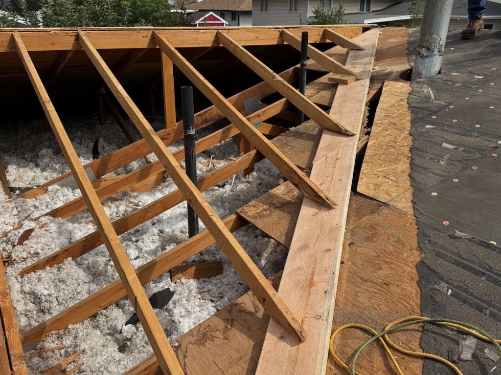 Structural roof repairs in salt lake