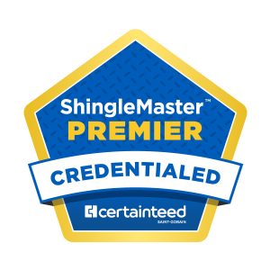 ShingleMaster Premier Credentialed Top 1% logo