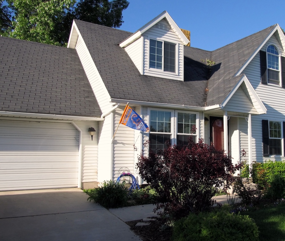 After roof replacement of cape cod style home