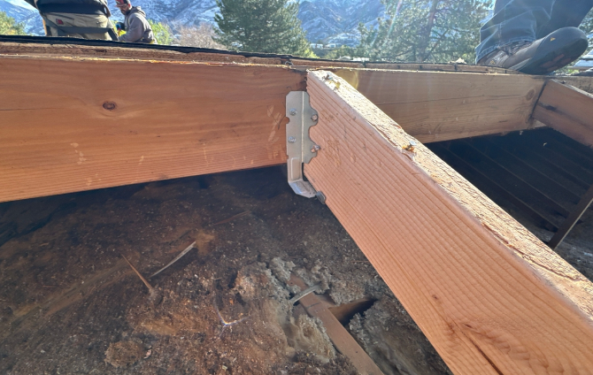 Roofing structural inspection in Salt Lake